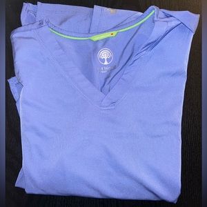 Healing hands scrub set, size L top, M pants!